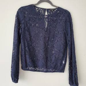 DYNAMITE | New Lace Pattern Top